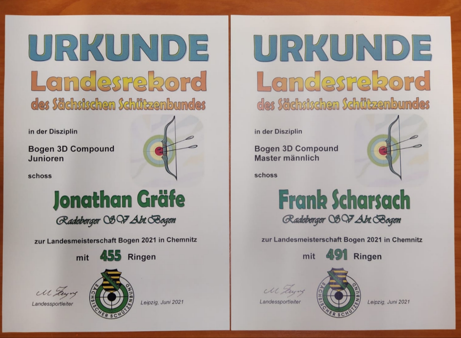 Read more about the article Frank und Jonathan schießen Landesrekord
